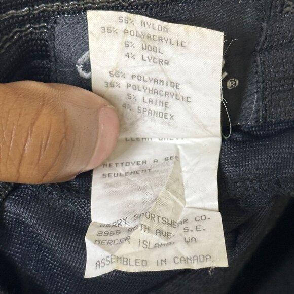 VTG Roffe Skiwear Wool Blend Pant Women 26 Utility Gorp Outerwear Insulated - Picture 10 of 16